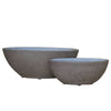 Set Of 2 Brown Creastone Ship Pot
