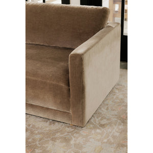 Bryn Sectional Right Camel with Oak Legs
