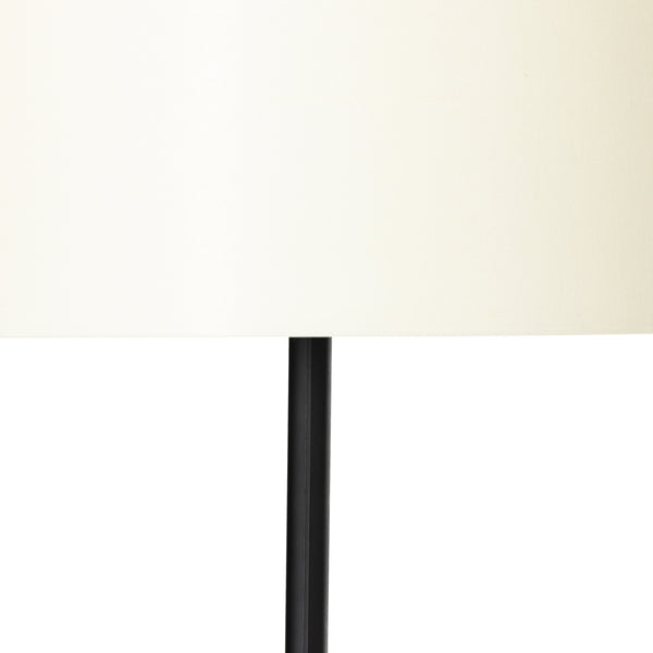 Wren Floor Lamp In Reactive White Glaze