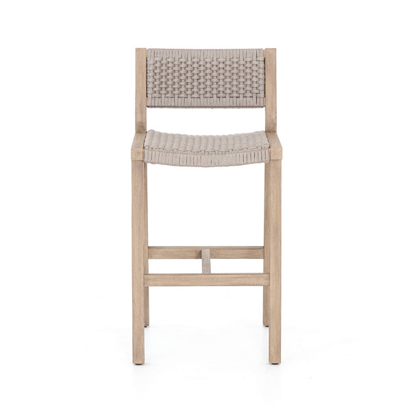 Delano Outdoor Bar Stool-Washed Brown