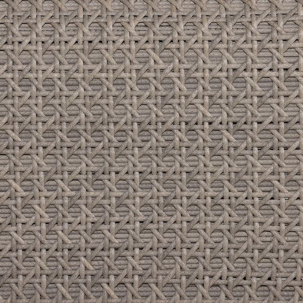 Paige Outdoor Woven Chaise Lounge In Brown