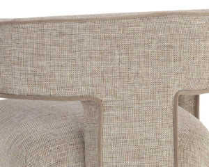 KRASNER DINING ARMCHAIR - RHAPSODY SAND