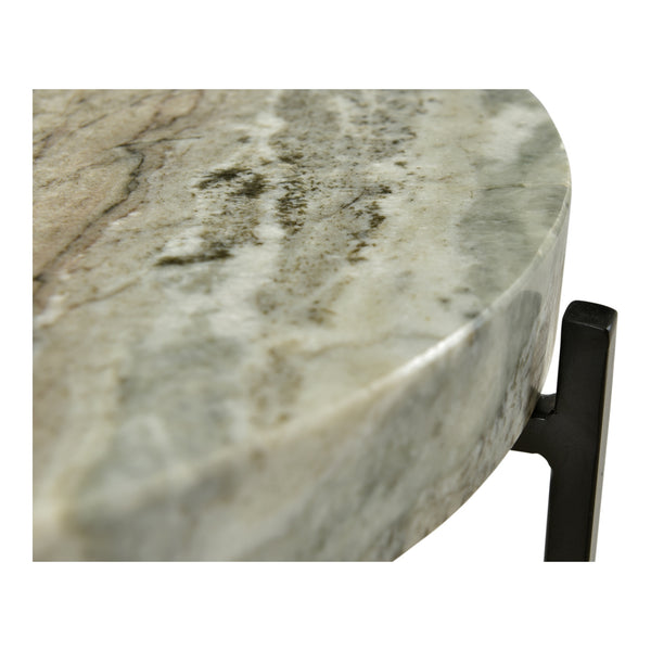 Moe's Cirque Accent Table Light Brown Marble