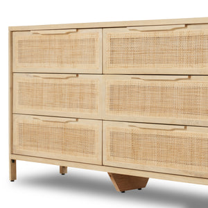 Sydney 9 Drawer Dresser In Natural Mango