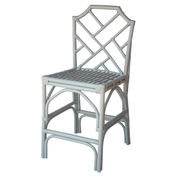 Kara Rattan Counter Stool In Gray 