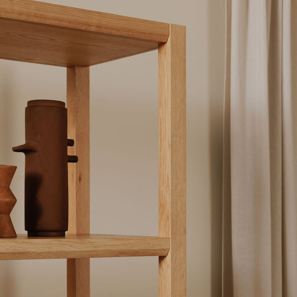 Nolan Natural Room Divider Bookcase