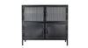 Vitrino 4 Door Iron Side Table
