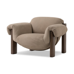 Samena Chair in Nubuck Sand