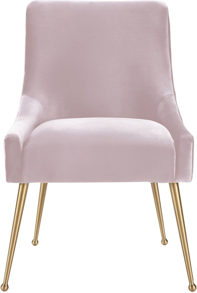 Beatrix Blush Velvet Side Chair