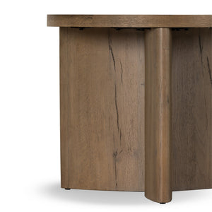 Toli End Table - Rustic Grey Veneer