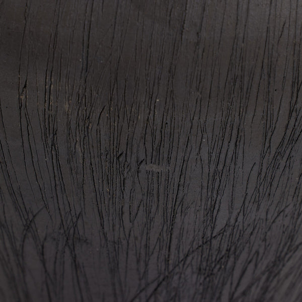 Clea Vessel - Aged Black Terracotta