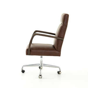 Bryson Traditional Desk Chair-Havana Brown