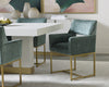 GRECO DINING ARMCHAIR - AURA TEAL