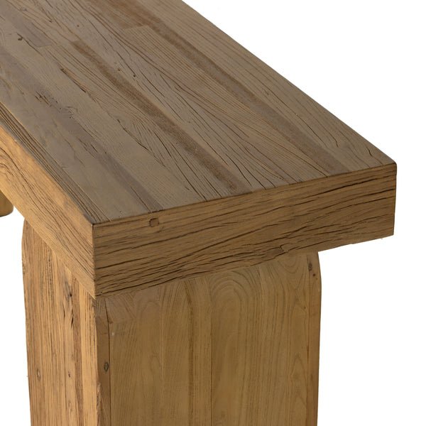 Keane Console Table In Natural Elm