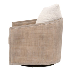 McGuire Swivel Club Chair