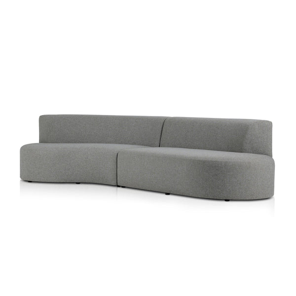 Opal Outdoor 2-Piece Sectional - Hayes Smoke