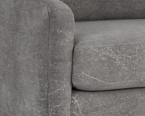 IRINA SWIVEL LOUNGE CHAIR - NEPAL PEBBLE