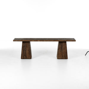 Atlas Console Table in Smoked Alder'