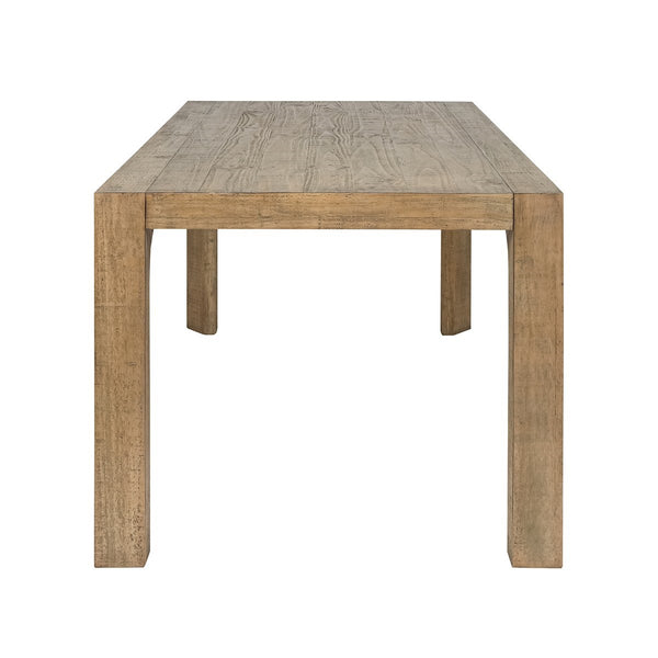 Crest Solid Wood Rectangle Dining Table 78" - Warm Natural