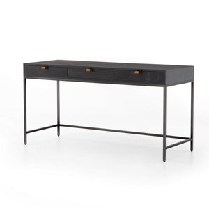 Trey Modular Writing Desk in Black Wash Poplar