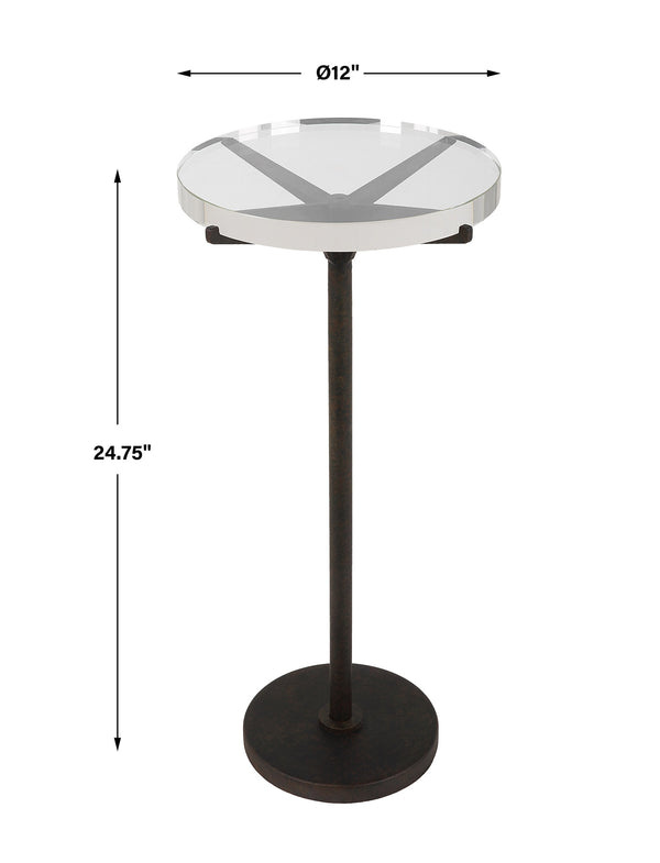 Forge Industrial Accent Table