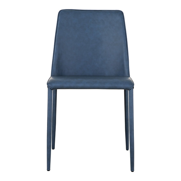 Moe's Nora Dining Chair Set, Grey Vegan Leather