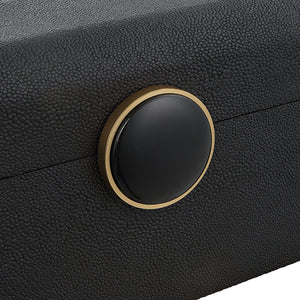 Lalique Black Shagreen Box
