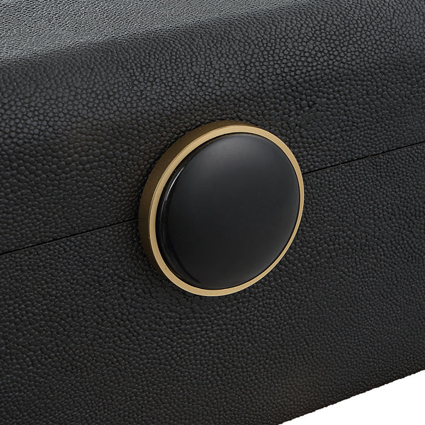 Lalique Black Shagreen Box