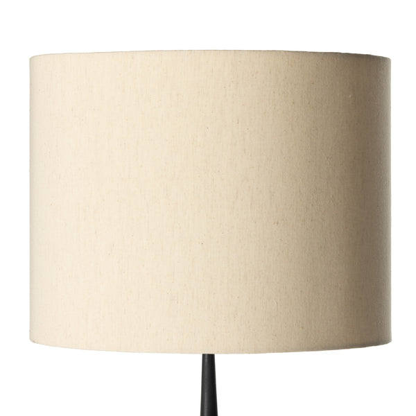 Innes Floor Lamp In Matte Black Cast