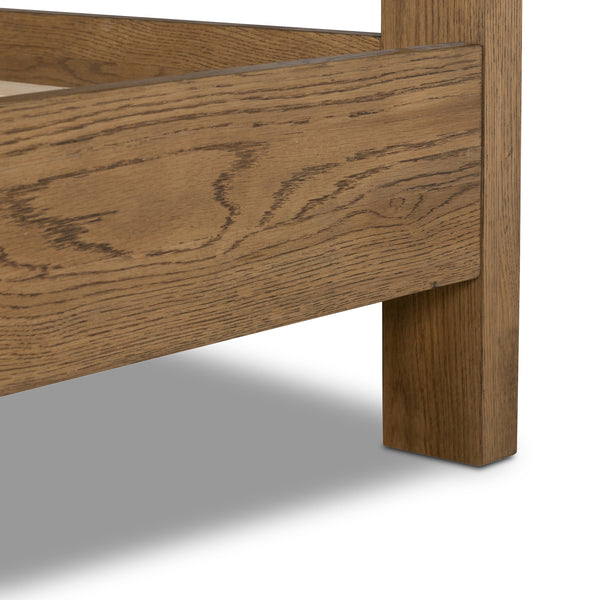 Meadow Bed In Tawny Oak - Queen