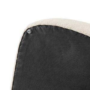 Carlese Boucle Big Ottoman, Palladian Beige