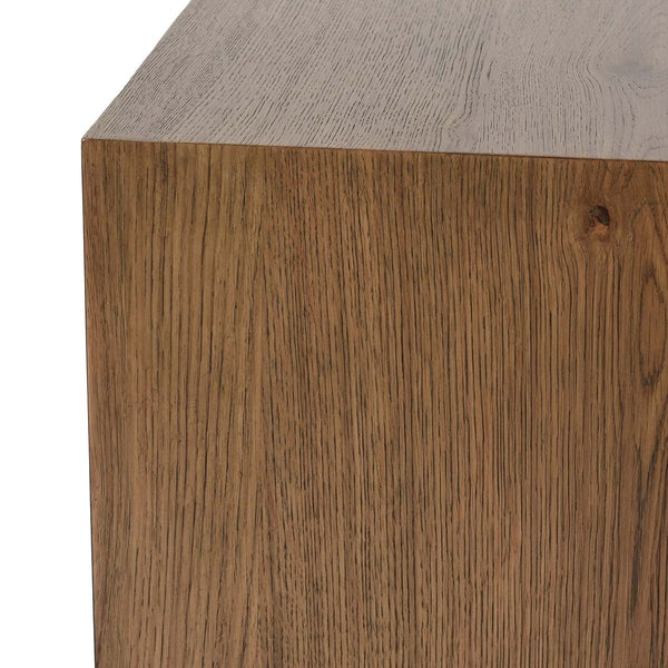 Layne Solid Wood Square Coffee Table with Casters