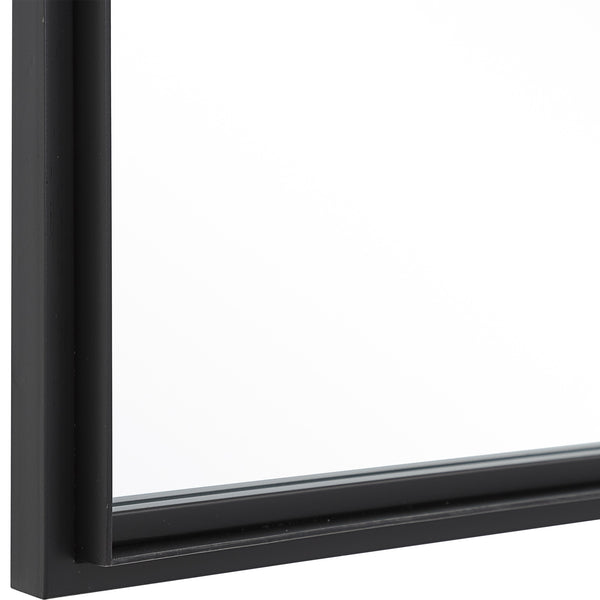 Rousseau Iron Window Mirror