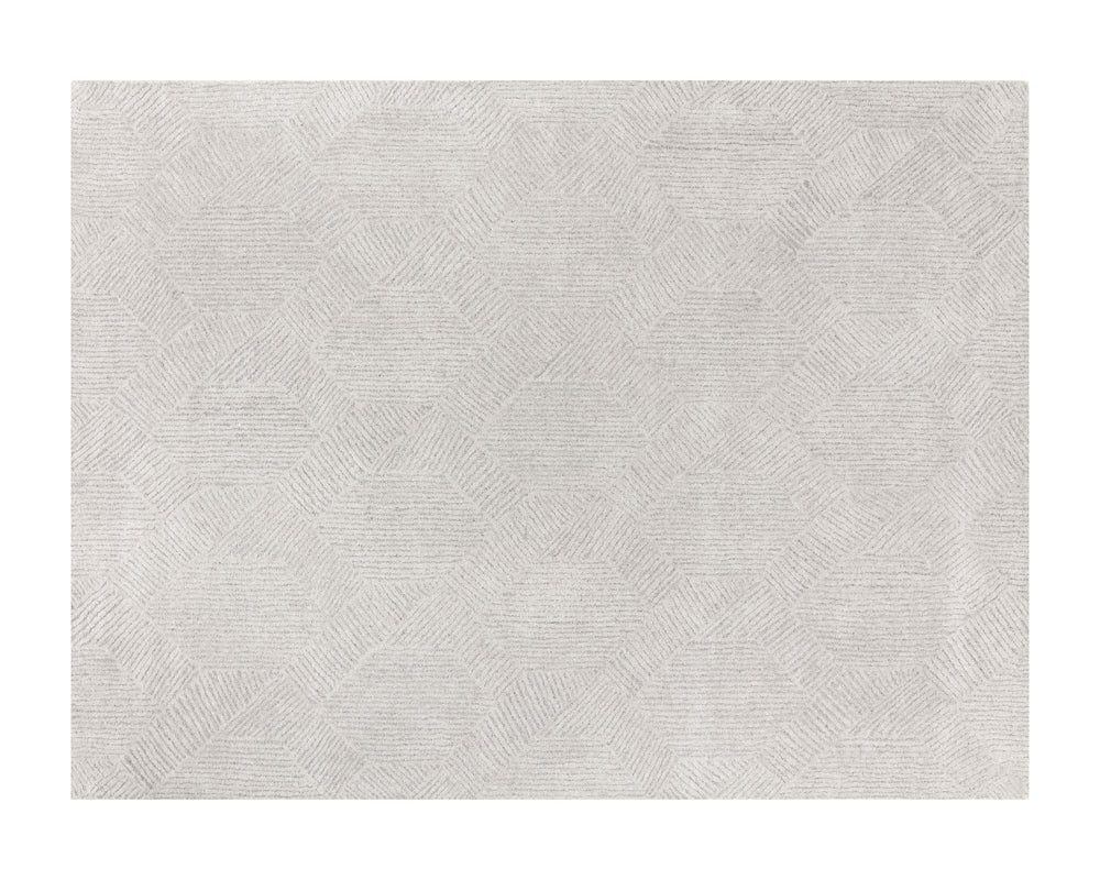 CALAIS HAND-TUFTED RUG - OATMEAL / GREY - 9' X 12'