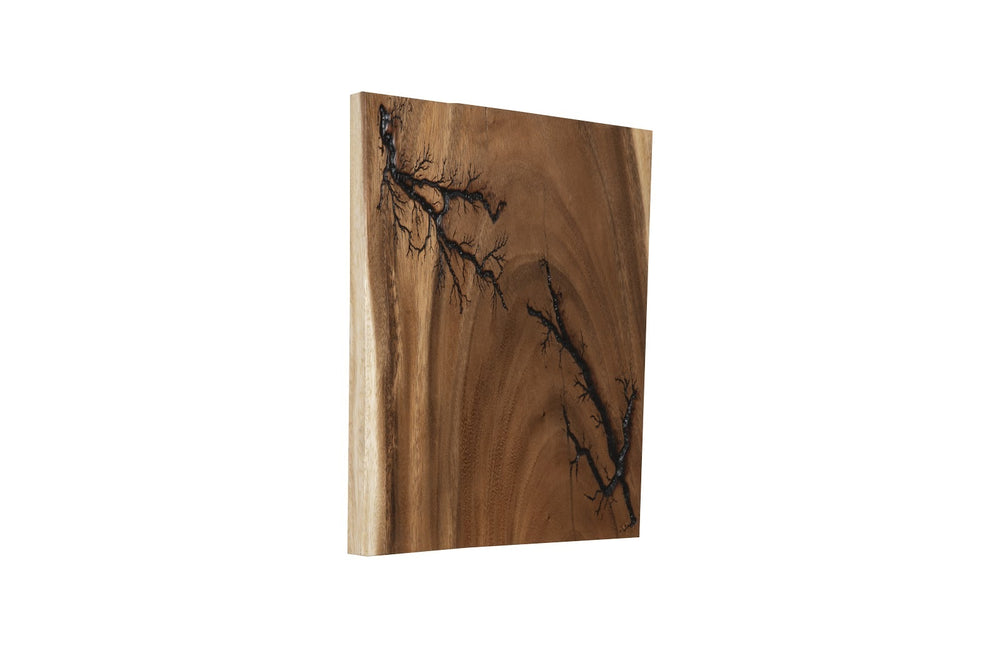Lightning Wall Tile, Chamcha Wood