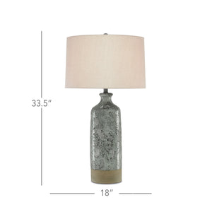 Stargazer Table Lamp In Celadon Crackle & Gray
