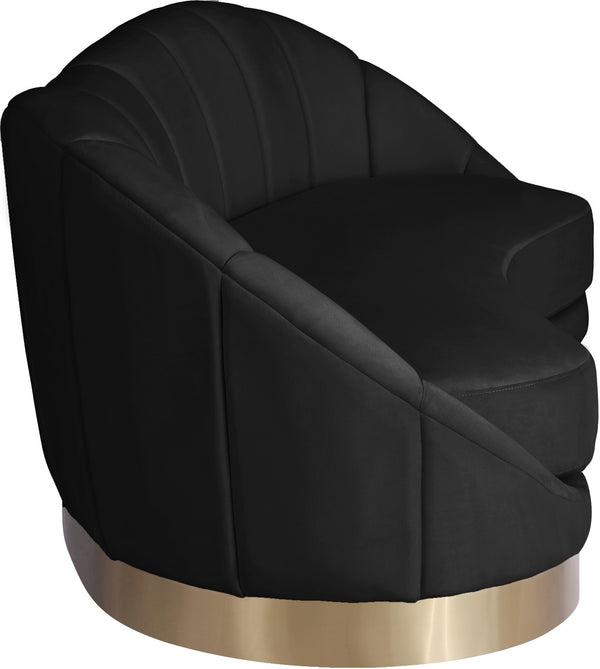 Jesse Sofa In Black Velvet