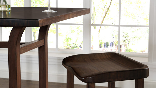 Black Walnut Tulip 26" Counter Height Stool