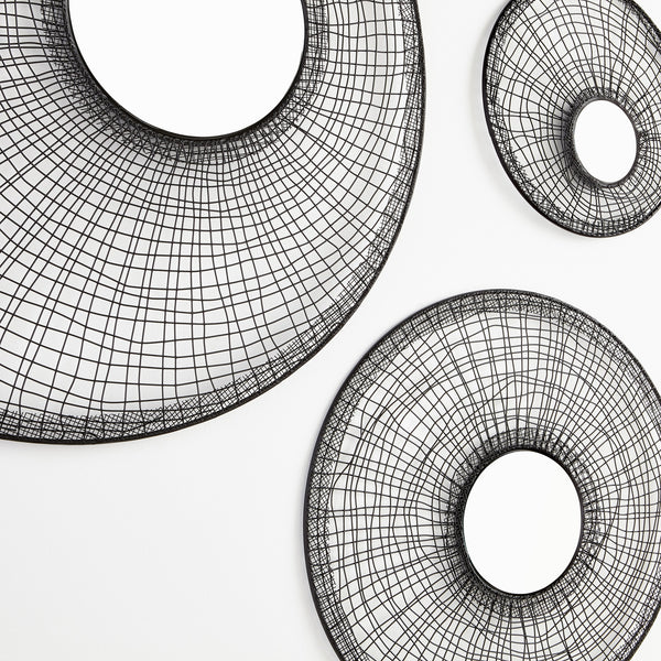Silk Noir Mirror in Graphite