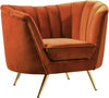 Josefina Chair In Cognac Velvet