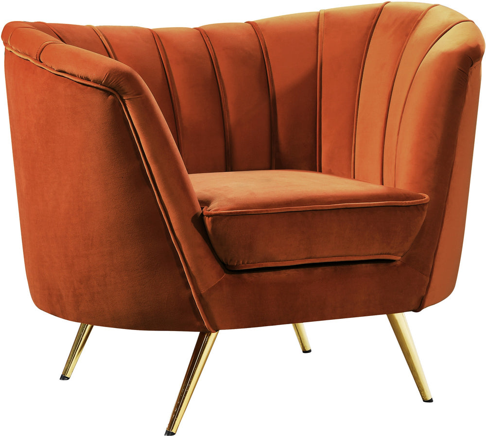Josefina Chair In Cognac Velvet