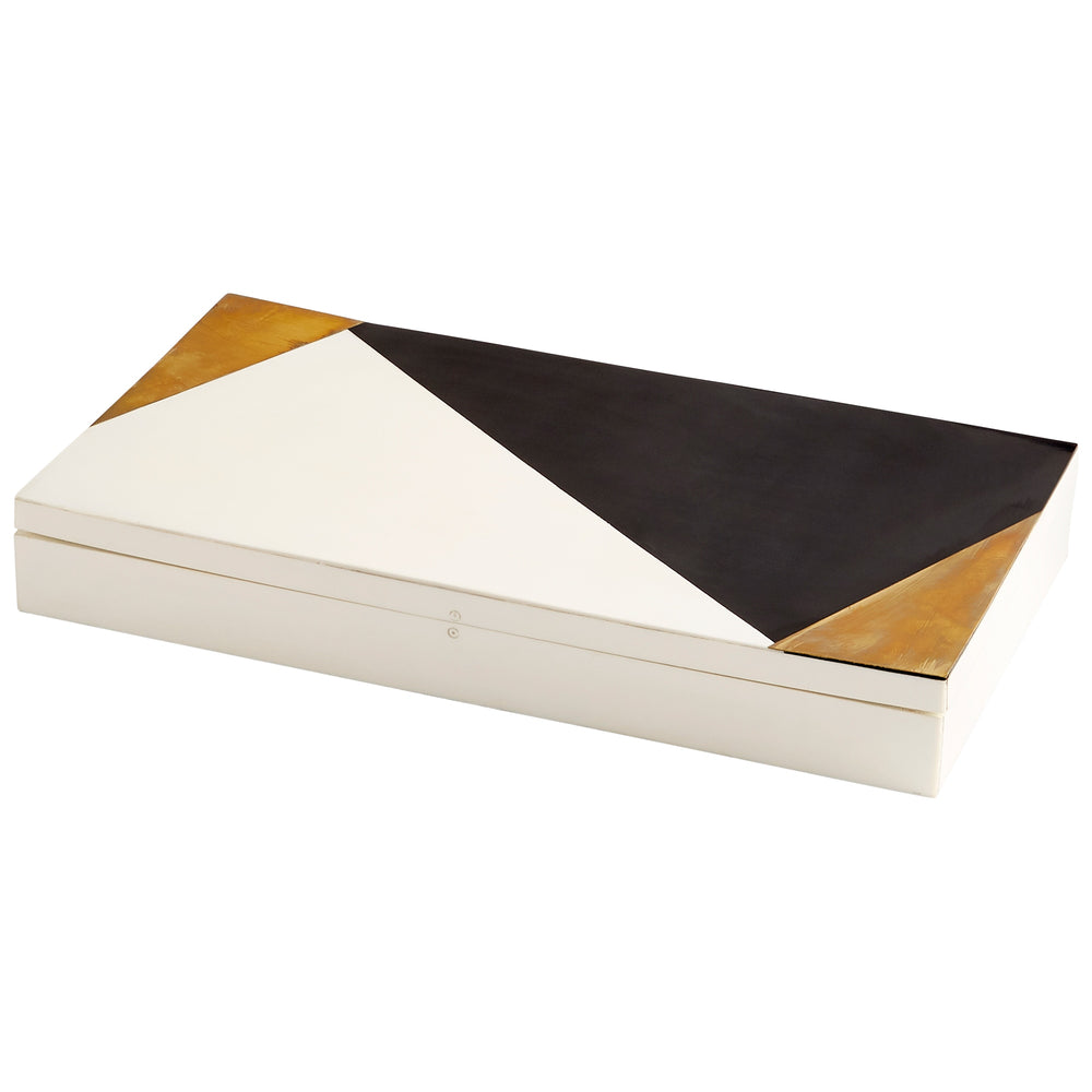 Modametric Container In Black - Gold - White
