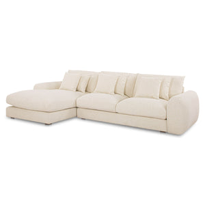 Moe's Berga Left Facing Sectional in Oat