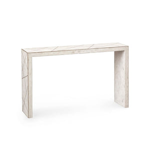 ELGIN CONSOLE, WHITE