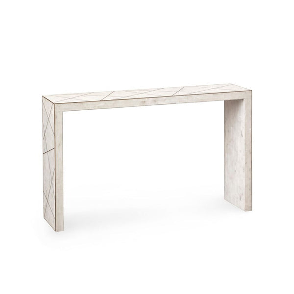 ELGIN CONSOLE, WHITE