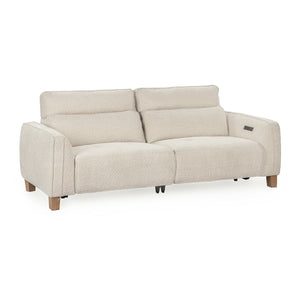Conway Power Recliner Sofa with Dual Recline - Ivory