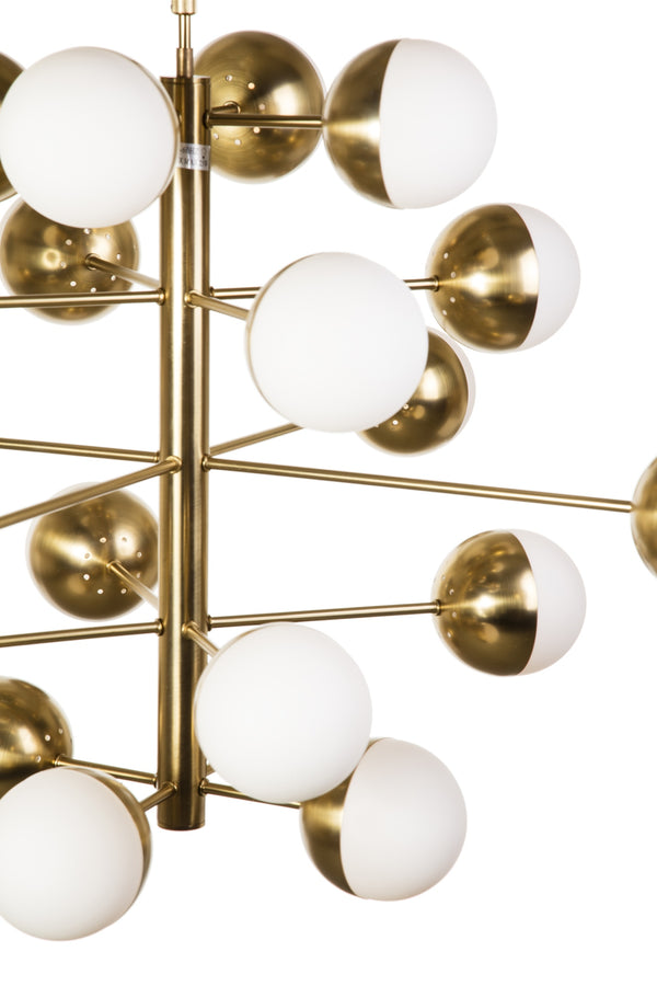 Rocio 20-Light Pendant Lamp - Brass