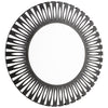 Sun Dial Mirror In Graphite