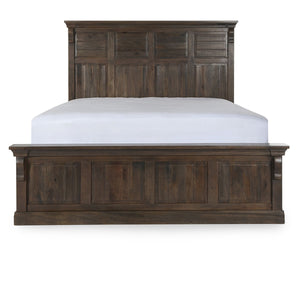 Adelaide Solid Wood Queen Bed - Cocoa Brown