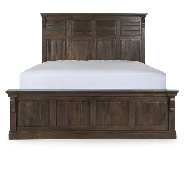 Adelaide Solid Wood Queen Bed - Cocoa Brown